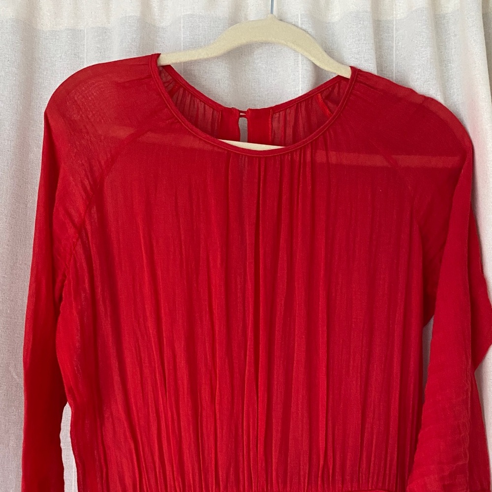 Loup Charmant Cotton Gauze Midi Dress